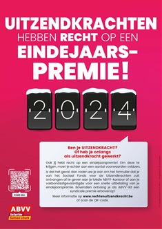 Eindejaarspremie voor uitzendkrachten 2024